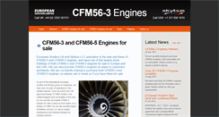 Desktop Screenshot of cfm56-3.com